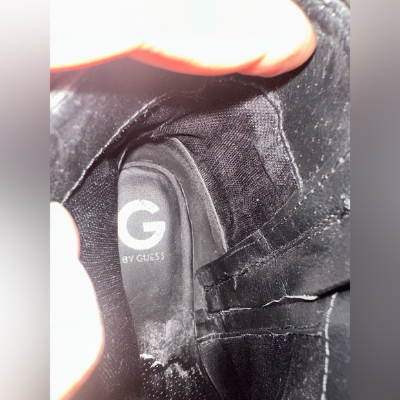 Guess Black Combat Moto Boots with Studded Detailing size 8.5 - Picture 5 of 7